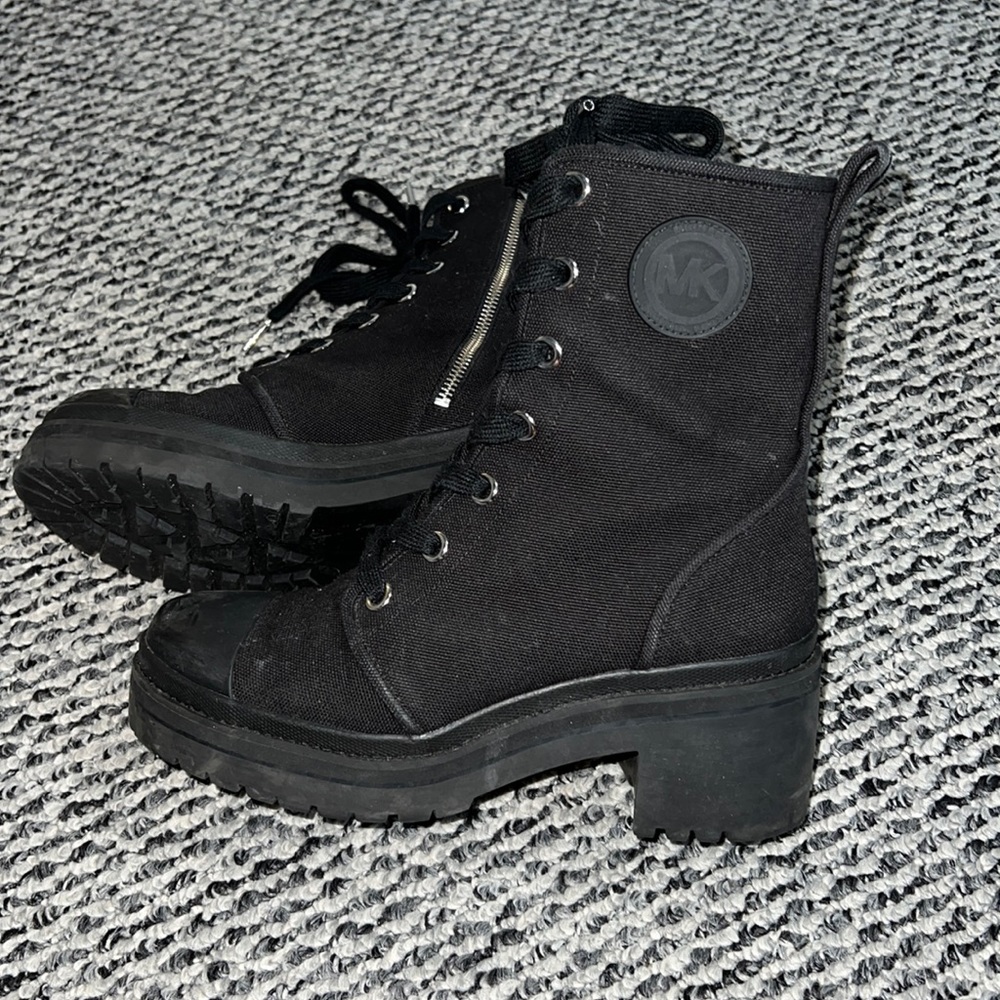 Michael Kors Corey canvas boots
